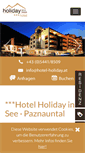 Mobile Screenshot of hotel-holiday.at
